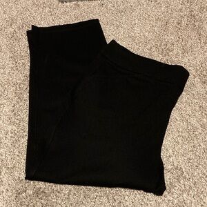 NWT Chico's Classic Black crepe crop elastic waist pants